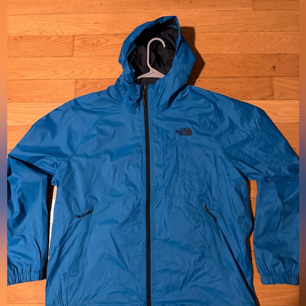 The North Face Navy and Light Blue Jacket